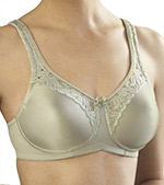 Glamorise Elegance Molded Satin Wireless Bra
